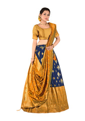 Girls Semi Stitched Lehenga with Dupatta