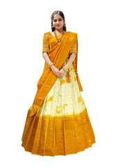 Girls Semi Stitched Lehenga with Dupatta