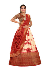 Girls Semi Stitched Lehenga with Dupatta